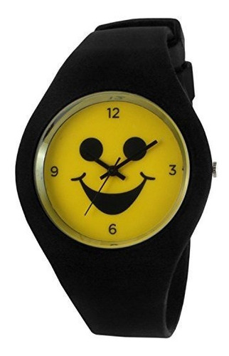 Reloj De Goma Estilo Emoji Colorido Icono De La Sonrisa...