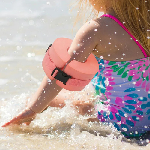 Manguito Acuático Par, Brazalete Para Natación Con Hebilla