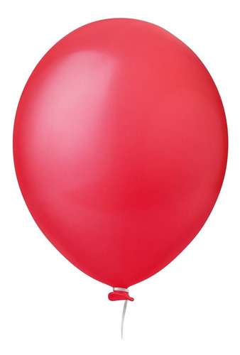 Balão Bexiga Látex 9 Polegadas 50 Unidades Cor Vermelho