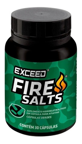 Cápsula De Sal Exceed Fire Salt - Eletrólitos Em Cápsula