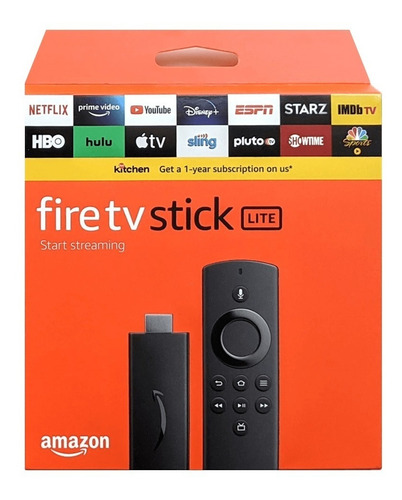 Imagen 5 de 15 de Amazon Fire TV Stick Lite 2.ª generación de voz Full HD 8GB negro con 1GB de memoria RAM