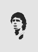 Comprar  Stencil Plantilla Maradona Para Usar Con Aerografo O Pincel