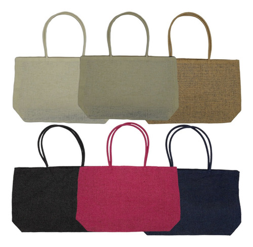 Kit 06 Bolsa Feminina Para Customização Forrada