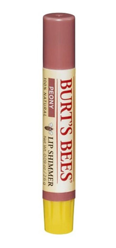 Burt 's Bees Lip Shimmer, (4 unidades), Peonía