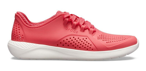 Imagem 1 de 5 de Crocs Literide Pacer Woman Poppy/white