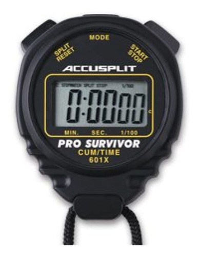 Reloj Cronómetro Accusplit Pro Survivor A601x, Con Pantalla