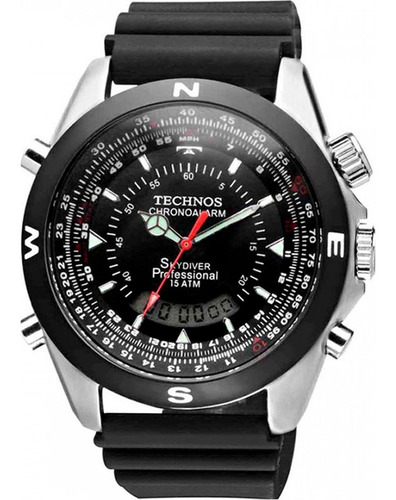 Relógio Technos Masculino Performance Skydiver T20561/8p