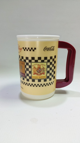 Vaso Plastico Colonial Williamburg Coca Cola Vintage 500 Cc