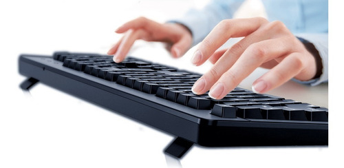 Kit de teclado y mouse Genius KM-160 Inglés US de color negro