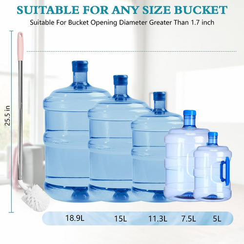 Cepillos De Limpieza De Botellas Long Bing De Acero Inoxidab
