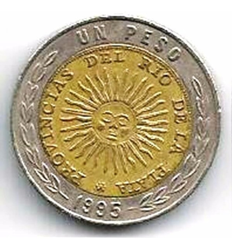 298 Dmd- Moeda 1995- 1 Peso- Republica Argentina- Provincias