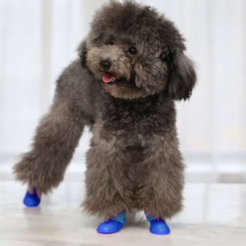 General Botas De Silicona Para Mascotas Para Días Lluviosos