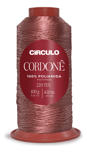 Fio Cordonê Circulo 100g 450mts Cor 3034 Manequim