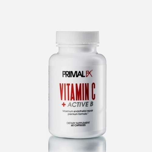 Vitamin C + Active B , Primal Fx 60 Caps ,