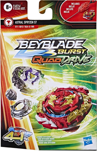 Imagen 1 de 6 de Beyblade Burst Quaddrive Astral Spryzen S7 Hasbro Original