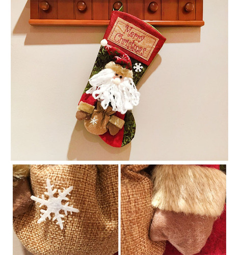 Exquisitas Medias Navideñas Personalizadas Hechas A Mano