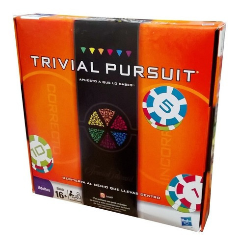 Juego Mesa Trivial Pursuit, Español, +16 Años, 2-6 Jugadores