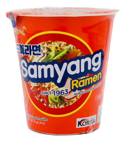 Ramen Coreano Samyang Original Taza 1 Pieza