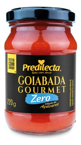 Goiabada Predilecta Cremosa zero adição de açúcar vidro 220g