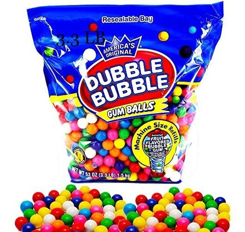 Chicle - Gumballs Para Recambios De Máquina De Gumball 53 On