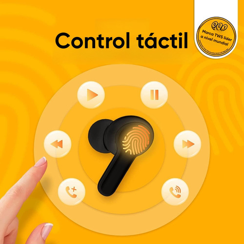 Audífonos In-ear Bluetooth Inalámbrico Qcy T13 Enc Con Manos Negro