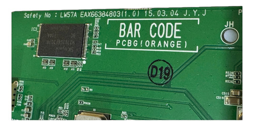 Placa Main Para Monitor Lg 32 32se3kd Lw57a Eax66384803 (Reacondicionado)