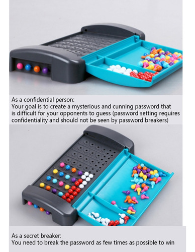 Jogo Code Breaking Board Logics Toy Color Matching Br