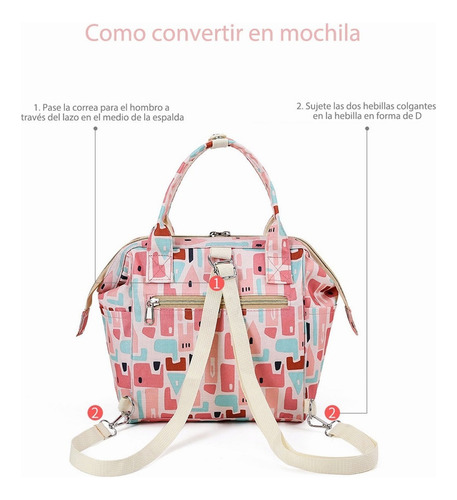 Mochila Pañales Moderna Bolsa Bebé Le Petit Tr19036 Tr