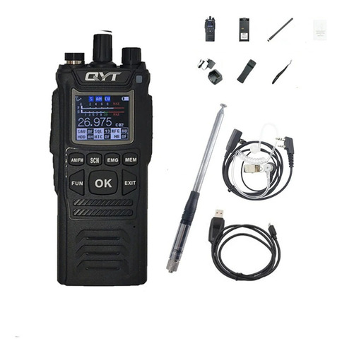 Walkietalkiesqyt Cb58 Radio Am/fm 26.965-27.405 Mhz Combinac
