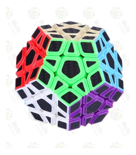 Cubo Mágico Pack Moyu Fibra De Carbono Pyra-mega-sq1-skewb