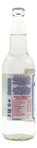 Agua De Piedra Mineral De Manantial Sin Gas 650ml Natural