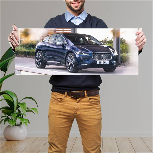 Cuadro 30x80cm Auto 2020 Jaguar I Pace Bright Pa 563