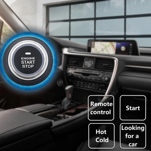 Sistema Keyless Startstop Universal Com 2 Chaves Chip Alarme