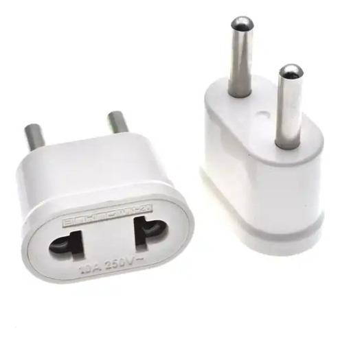 10 Adaptador Enchufe Para Americano A Europeo 250v -1500w