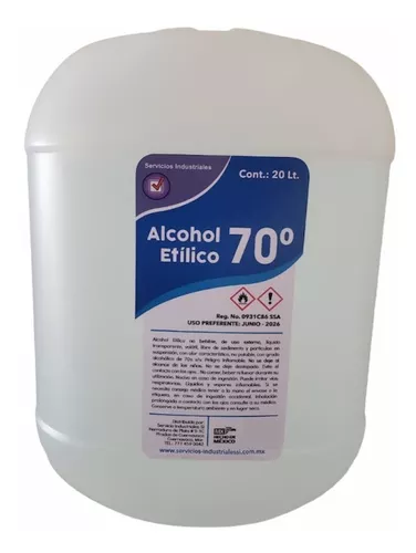 Alcohol Isopropílico 20 LITROS – QUIMIKLEAN  Productos químicos para uso  industrial, venta al mayoreo y menudeo