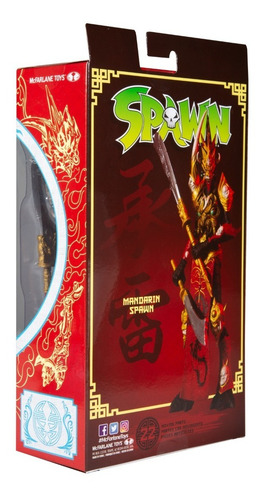 Figura Spawn Mandarin Mcfarlane Articulado Con Envio Gratis