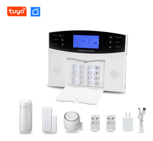 Sistema De Alarma Alarm Smart Tuya Home Security Gsm Lcd Voi