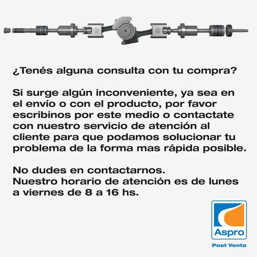 Imagen 4 de 4 de Pico De Válvula Break Away Aspro Para Surtidor De Gnc