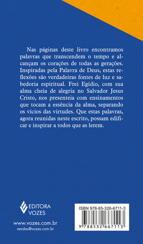 O Ditos Do Frei Egídio, De Latim Pintarelli, Frei Ary. Editorial Vozes, Capa Mole Em Português