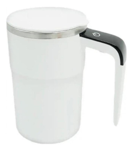 Taza Electrica De Cafe Automezcladora Color Blanco Carga Usb