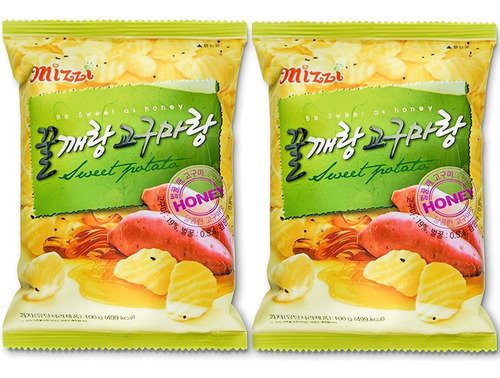 Paquete De 2  Snack Coreano Con Sabor A Batata Crujiente De