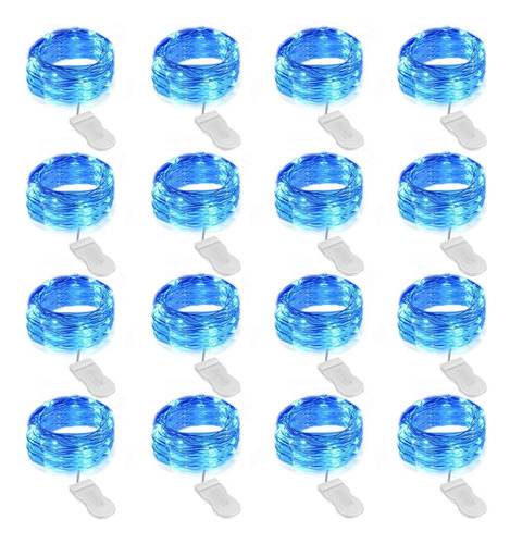 Onforu 16 Pack Luces De Hadas Azules De Hadas Azules Que Fun