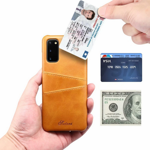 Imagen 7 de 9 de Tarjetero De Tarjetero Funda Para Samsung S20 Plus S10e S8 S