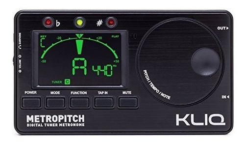 Kliq Metropitch Metronome Tuner Para Todos Los Instrumentos 