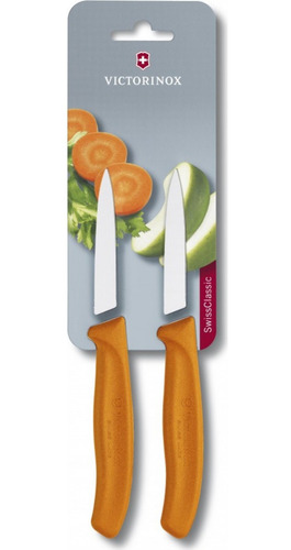 Cuchillo Victorinox Frutas Y Verduras Acero Inox 8cm Liso X2