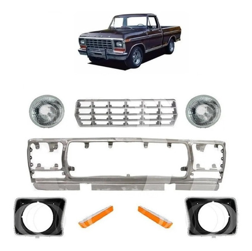 Parrilla Ford F100/350 78 79 80 81 Marco Rejilla Chapa