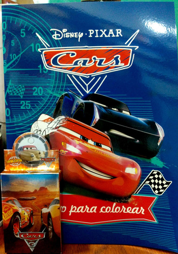 Libro Para Colorear Cars + Cartas Disney Pixar Nuevo*