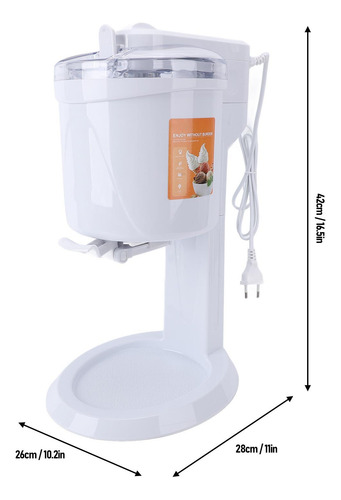 Máquina De Fazer Sorvete, Mistura Automática, Congelada Pequ