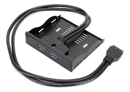 Panel Frontal Floppy Bay De 20 Pines, 3.5, 2 Puertos Usb 3.0