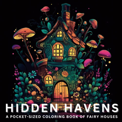 Libro: Hidden Havens: A Pocket-sized Coloring Book Of Fairy 